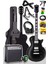 GRX-200BK-30-AMP Les Paul Kasa Elektro Gitar Seti 30 Watt Gainli Amfi ve Full Set (H-H) 1