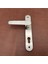 Kaira Inox Zamak Aynalı Yale Çelik Kapı Kolu Sol Basar Tek Yön 3