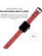 Apple Watch Kordon 38MM 40MM 41MM Seri 3 4 5 6 7 Se 8 9 Uyumlu Hakiki Deri Kayış Kırmızı 5