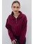 Kadın Şardonlu Yarım Balıkçı Yaka Fermuarlı Sweatshirt 1