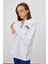 Kadın Yarım Fermuarlı Polo Yaka Sweatshirt 3
