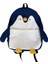 Penguen Sırt Çantası Komik 3D Karikatür Kişiselleştirilmiş Sırt Çantası Büyük Kapasiteli (Yurt Dışından) 1