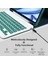 iPad Air 11 Inç 6. Nesil Rgb LED Işıklı Türkçe Karakterli Bluetooth Özellikli Kalemlikli Klavyeli Kılıf A2902 A2903 A2904 2