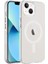 Apple iPhone 13 - Uyumlu Zore Magsafe Şarj Özellikli Buzlu Transparan C-Pro Sert Kapak-Siyah 5