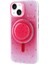 Apple iPhone 14 Zore Magsafe Şarj Özellikli Tak-Çıkar Pop Soketli Zore Tiktok Kapak-Pembe Koyu 1