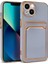 iPhone 13 Uyumlu Zore Bark Kartlıklı Kapak-Lila 1