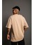 - Unisex Oversize Düz Pamuklu T-Shirt 5