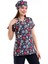Yarasa Kol Dijital Unisex Desenli Üst - 6529 Füme Kalp Ritim 4