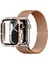Apple Watch 38MM Önü Cam Elmas Taşlı Zarif Tam Koruma Kılıf 2