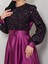 Pul Detaylı Saten Abiye 2537 1