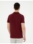 Pierre Cardin Erkek Bordo Slim Fit Basic Tişört 50291625-VR014 5