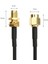 RG174 50 Ohm Koaksiyel Rp Sma Erkek Rp Sma Dişi 3 Metre Kablo Rf Sinyal Uzatma Kablosu 0-6ghz 4