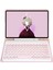 Samsung Galaxy Tab A8 10.5 2021 SM-X200 / SM-X205 Pembe Klavye + Kılıf (Yurt Dışından) 3