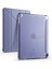 Apple iPad 9.7 2018 (6.nesil) Uyumlu Tablet Kılıfı Tri Folding Kalem Bölmeli Kılıf, Mor 1