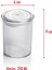 12'li Barok Yuvarlak Baharat Kavanoz Seti & Saklama Kabı & Erzak Kabı (12*250 Ml) 5