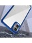 Samsung Galaxy A35 Kılıf Kamera Çıkıntılı Metalik Parlak Renkli Lens Çerçeveli Arkası Şeffaf Silikon 3