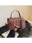 2024 Yeni Elmas Çanta Kadın Çantaları Moda Trendy Çanta Basit ve Batı Tarzı Tek Omuz Crossbody Küçük Kare Çantalar (Yurt Dışından) 1