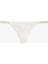 Taşlı Külot String Normal Bel Bridal - Koton - 4SLK30096MK - Beyaz - Xl 3