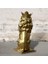 Gold Aslan Biblo Heykel 4