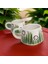 Ilbay Seramik 2 Li Klasik Mor Papatya Kupa Bardak Mug Nescafe Fincanı 1