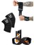 Fitness Bilekliği Wrist Wraps+Knee Wraps Sporcu Dizliği+Ağırlık Kaldırma Kayışı 8 Loop 3'lü Paket 1