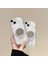 Case iPhone Uyumlu Lüks Tasarımlı 3D Kelebek ve Ayna Detaylı Kılıf 4