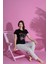 Dreamy Pamuklu Kalp Desenli Kısa Kollu Kadın Pijama Takımı 3