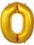 Gold 0 Rakam Folyo Balon 36 cm 1ADET 1
