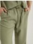 Gabardin Pantolon Beli Bağcıklı Cep Detaylı - Koton - 4SAM40046HW - Haki - 38 5