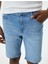 Erkek Giyim Bermuda Slim Fit Şort - Koton - 4SAM40311ND - Açık Indigo - 29 2