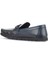 Lacivert Deri Erkek Loafer 21MA96 4
