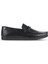 Siyah Deri Erkek Loafer 21MA96 1