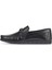 Siyah Deri Erkek Loafer 21MA96 3