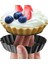 8 Adet 4 Inç Mini Tart Tava, Yapışmaz Kiş Tava, Çıkarılabilir Altlı Tart Tava, Turta, Kiş Bakeware, Tatlılar, Vb (Yurt Dışından) 4