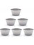 6'lı Paket Mini Pie Muffin Cupcake Tavaları Bakeware - Yapışmaz Buharda Pişirilmiş Puding - Kek Kalıbı 3,3 Inç Tenekeler (Yurt Dışından) 1