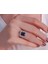 Pırlanta ve Oktagon Kesim Safir Taşlı Yüzük 0423R0168 5