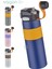 Çelik Termos 800 ml Büyük Boy Tek Kapak Çift Kullanım Pipetli rahat Içim Kaydırmaz 4