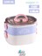 1200 ml Iki Kat Üç Bölme Paslanmaz Çelik Bento Lunch Box Yeni Nesil Sefer TASI-ÇATALLIKAŞIK-FFLBOX50251 2