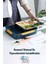 Bento Lunch Box Ofis-Okul Için Yeni Nesil Tek Kat 4 Bölme Sefer Tası-1000 ML-FFLBOX2201 5
