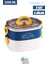 1200 ml Iki Kat Üç Bölme Paslanmaz Çelik Bento Lunch Box Yeni Nesil Sefer TASI-ÇATALLIKAŞIK-FFLBOX50251 2