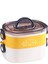 1200 ml Iki Kat Üç Bölme Paslanmaz Çelik Bento Lunch Box Yeni Nesil Sefer TASI-ÇATALLIKAŞIK-FFLBOX50251 1