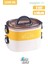 1200 ml Iki Kat Üç Bölme Paslanmaz Çelik Bento Lunch Box Yeni Nesil Sefer TASI-ÇATALLIKAŞIK-FFLBOX50251 2
