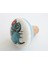 Seramik Başlıklı Mavi Kedi Desenli Zeytinyağı/şarap Şişesine Uygun Mantar Kapak (28MMX18MM H40MM) 2
