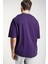 Erkek Spectacular Mor Oversize Salas T-Shirt 2
