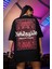 Teenage Millionaire Kadın Dimension Baskılı Siyah Bisiklet Yaka Oversize Salaş T-Shirt 2