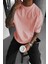 Erkek Somon Basic Düz Baskısız Oversize Salas T-Shirt 1