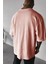 Erkek Somon Basic Düz Baskısız Oversize Salas T-Shirt 3
