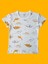 Kısa Kollu Desenli Çocuk Pijama Takım #baskılıçocukpijamatakım #sarıdinodesenlipijama #çamaşırbahçesi 2