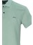Erkek Mint Yeşili Polo Yaka Yazlık Pamuklu Kısa Kollu T Shirt 3