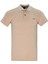 Erkek Taba Polo Yaka Yazlık Pamuklu Kısa Kollu T Shirt 1